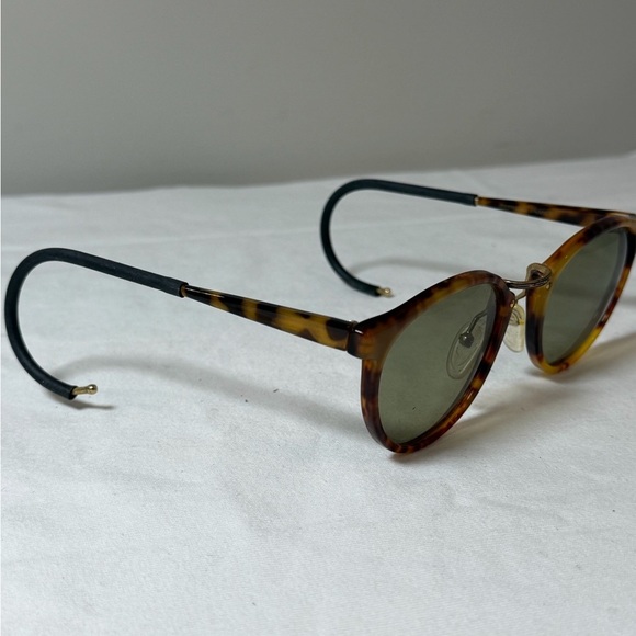 INSANE Ralph Lauren Made in France Vintage Tortoise Shell Sunglasses Round Frame main image 5